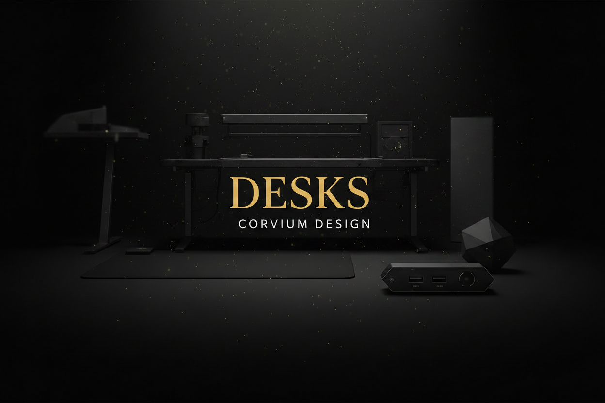 Corvium Design Desks Collection Banner