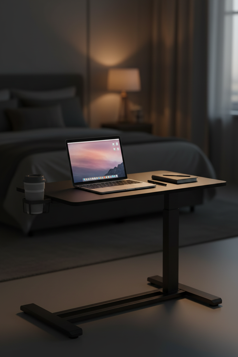 Noir Side Desk - Lifestyle Bokeh